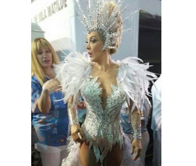 Foto feita por folião
