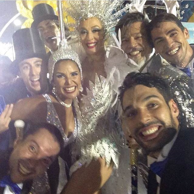 Selfie com integrantes da Nenê de Vila Matilde