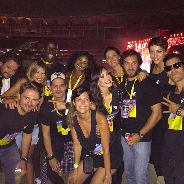 Parte do elenco da novela 'A Regra do Jogo'