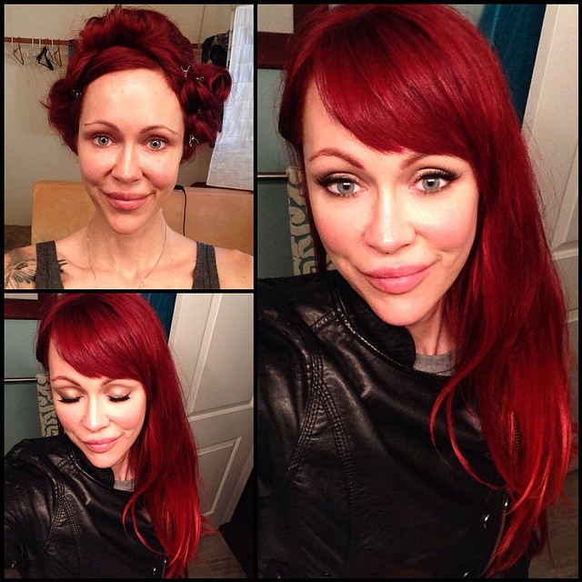 Maquiadora mostra no Instagram o antes e depois da maquiagem das atrizes de filmes adultos