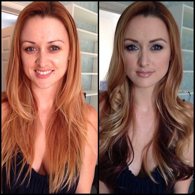 Maquiadora mostra no Instagram o antes e depois da maquiagem das atrizes de filmes adultos