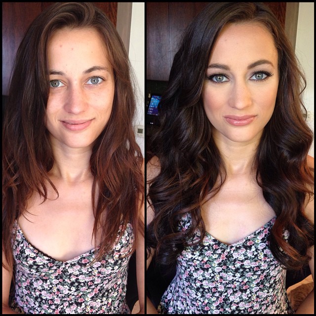 Maquiadora mostra no Instagram o antes e depois da maquiagem das atrizes de filmes adultos