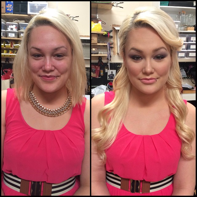 Maquiadora mostra no Instagram o antes e depois da maquiagem das atrizes de filmes adultos
