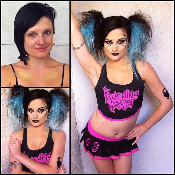 Maquiadora mostra no Instagram o antes e depois da maquiagem das atrizes de filmes adultos