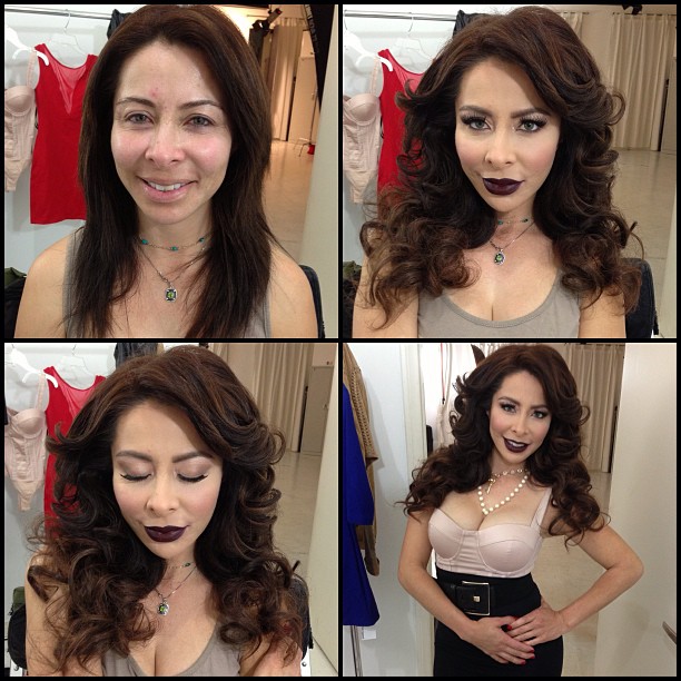 Maquiadora mostra no Instagram o antes e depois da maquiagem das atrizes de filmes adultos