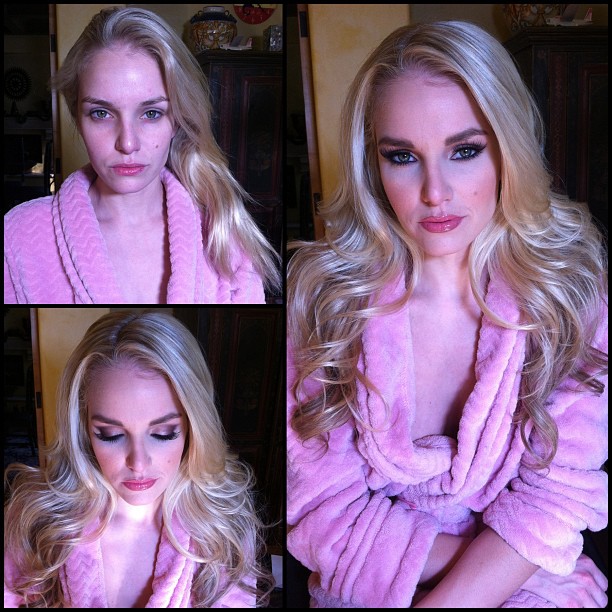Maquiadora mostra no Instagram o antes e depois da maquiagem das atrizes de filmes adultos