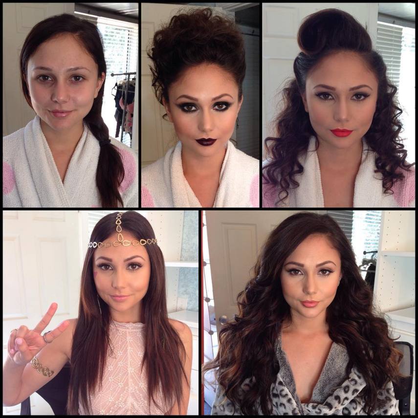 Maquiadora mostra no Instagram o antes e depois da maquiagem das atrizes de filmes adultos