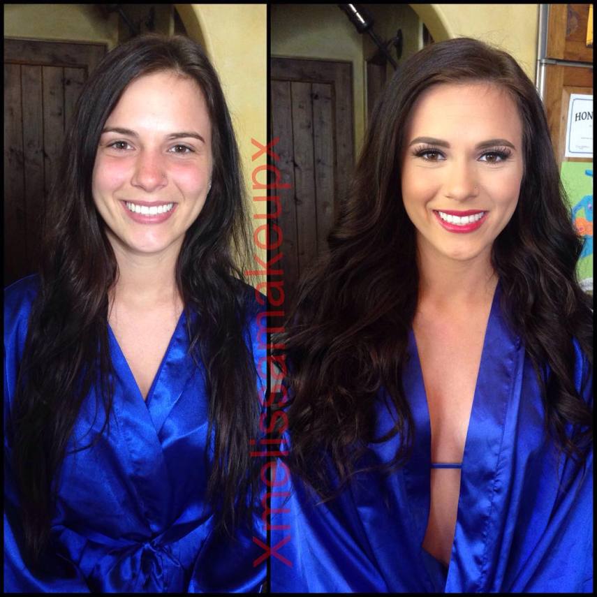 Maquiadora mostra no Instagram o antes e depois da maquiagem das atrizes de filmes adultos