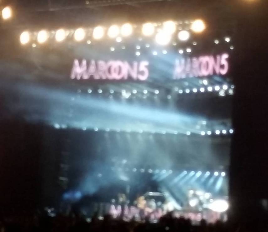 Maroon 5 em Porto Alegre, segundo o público