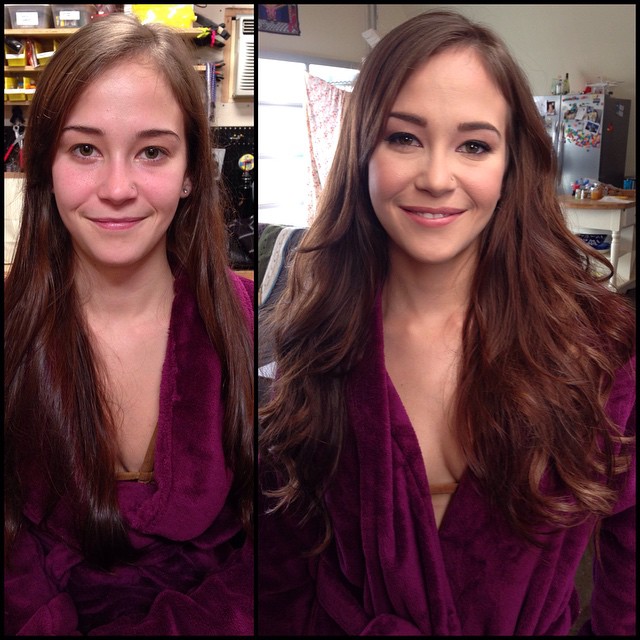 Maquiadora mostra no Instagram o antes e depois da maquiagem das atrizes de filmes adultos