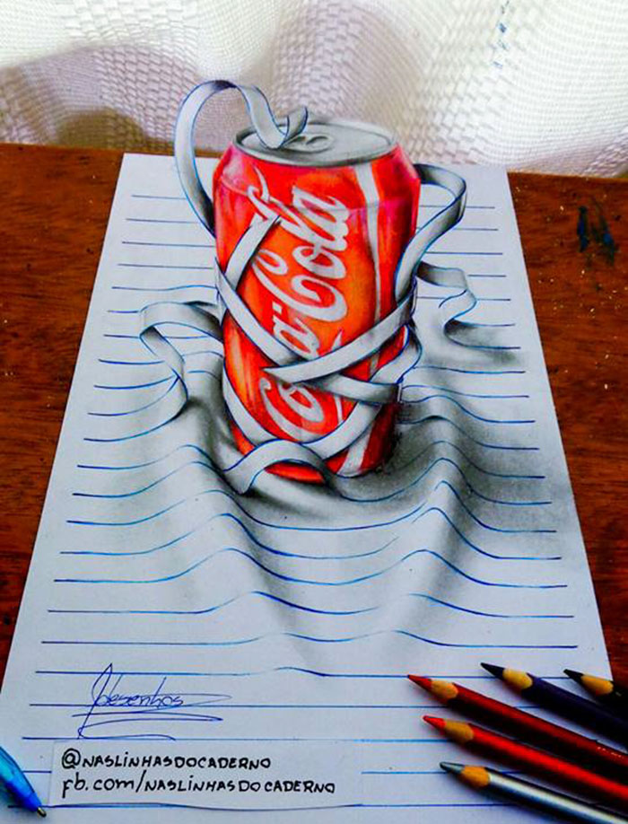 Aos 16 anos, o artista brasileiro João Carvalho dá um show com seus desenhos 3D