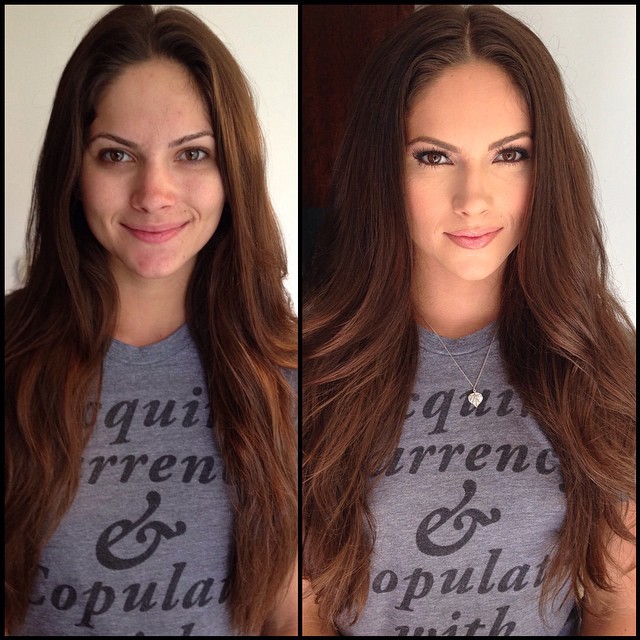 Maquiadora mostra no Instagram o antes e depois da maquiagem das atrizes de filmes adultos