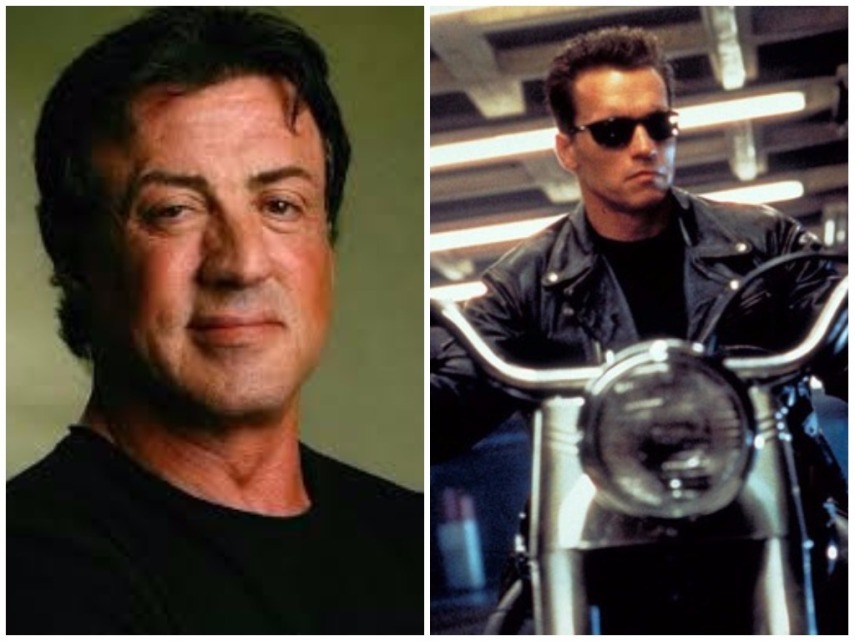 Sylvester Stallone deixou passar o personagem principal de 'Exterminador do Futuro', papel que ficou com Arnold Schwarzenegger