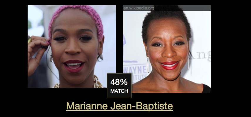 Karol Conka sósia de Marianne Jean-Baptiste