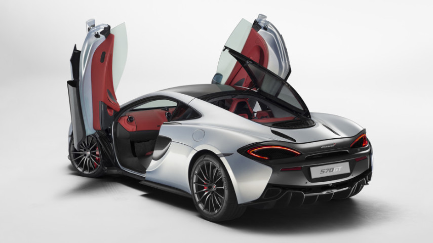 O 570GT é o terceiro modelo da linha Sports da McLaren. Seu motor 