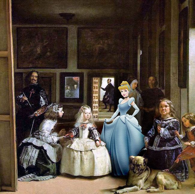 As Meninas, de Diego Velázquez + Cinderela