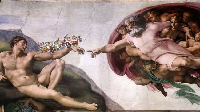 Teto da Capela Sistina de Michelangelo 