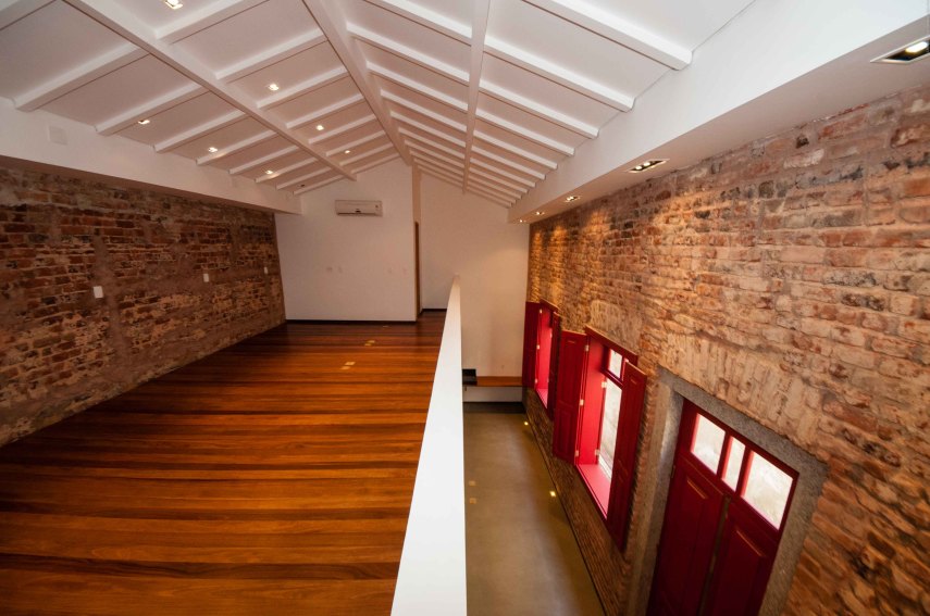 Andar superior de um dos lofts
