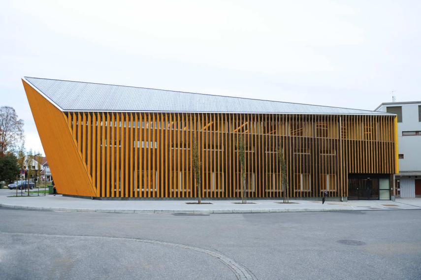 Fachada da biblioteca