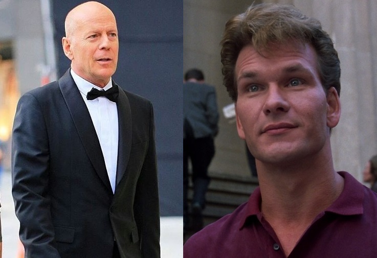 Já imaginou Bruce Willis em 'Ghost - Do Outro Lado da Vida'? Ele recusou o papel, e foi Patrick Swayze quem fez sucesso interpretando Sam.