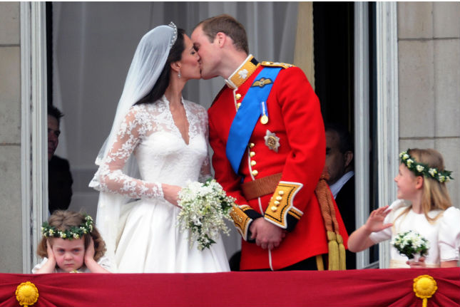 Nem a princesa Kate Middleton escapou do photobomb no seu casamento