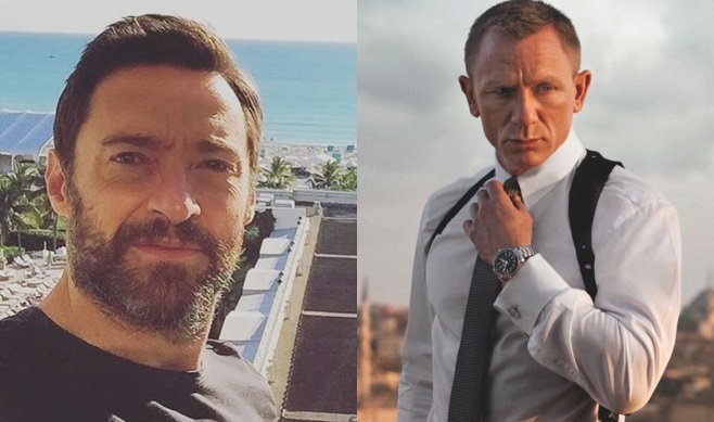 Hugh Jackmann recusou o convite para viver o agente secreto James Bond na franquia 007. Daniel Craig topou o desafio de viver o espião no cinema.