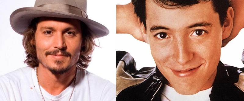  Johnny Depp foi convidado para interpretar Ferris Bueller em 'Curtindo a Vida Adoidado', mas o ator que ficou com o papel foi Matthew Broderick.