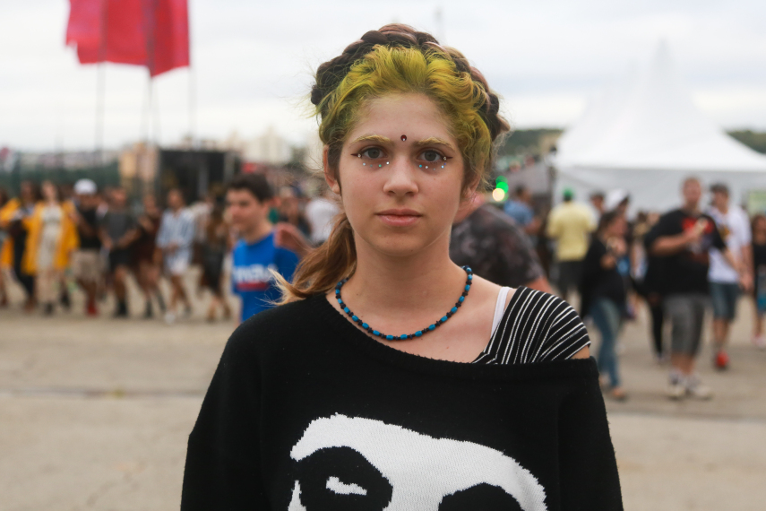 Cores, cores e mais cores. Além de se vestir com estilo, público do Lollapalooza esbanjou no colorido dos cabelos.