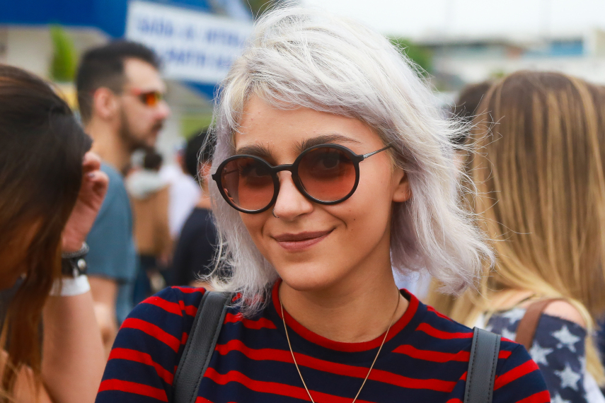Cores, cores e mais cores. Além de se vestir com estilo, público do Lollapalooza esbanjou no colorido dos cabelos.