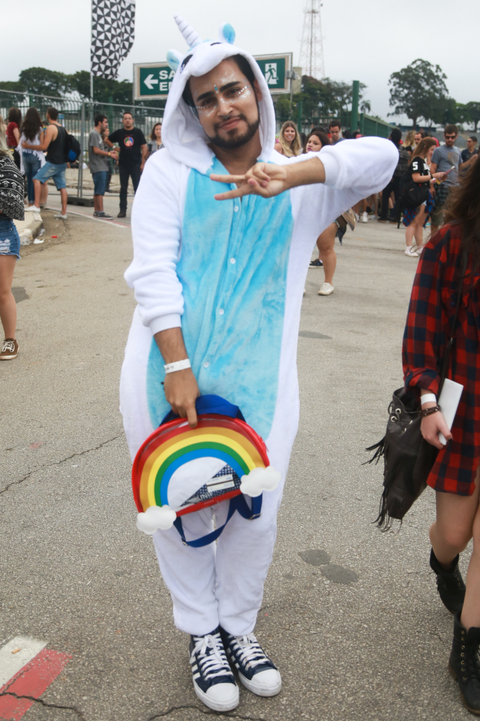 Público encarna bichinhos fofos com fantasias no Lollapalooza