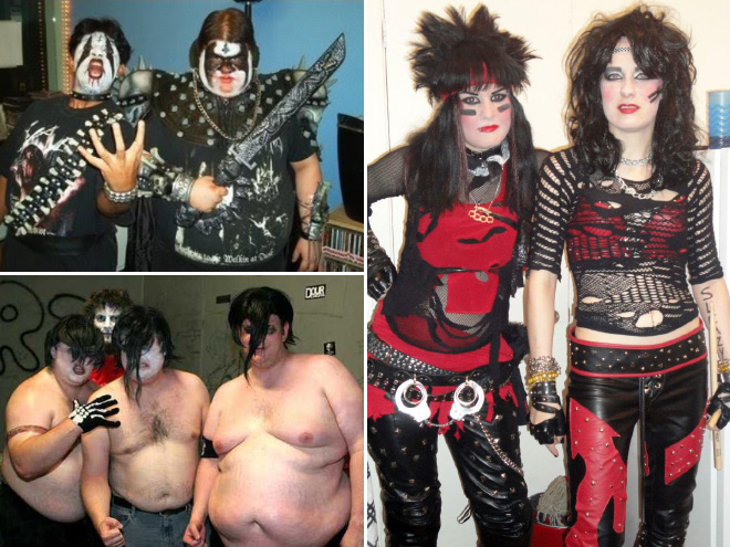 As fotos mais constrangedoras das bandas de metal