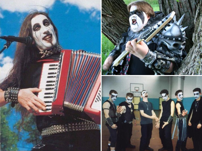 As fotos mais constrangedoras das bandas de metal