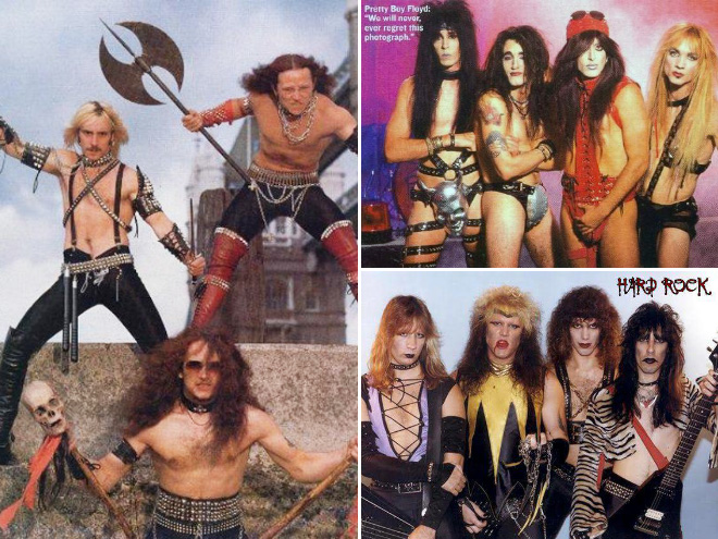 As fotos mais constrangedoras das bandas de metal