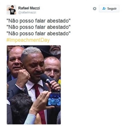 A internet foi abaixo durante a votação pela abertura do processo de impeachment contra a presidente Dilma Rousseff. 