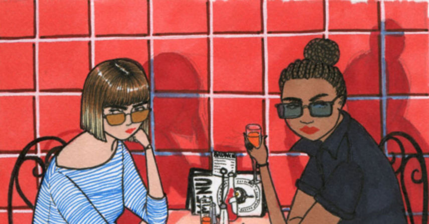 Ilustradora dos EUA mostra o  que mulheres fazem quando ninguém