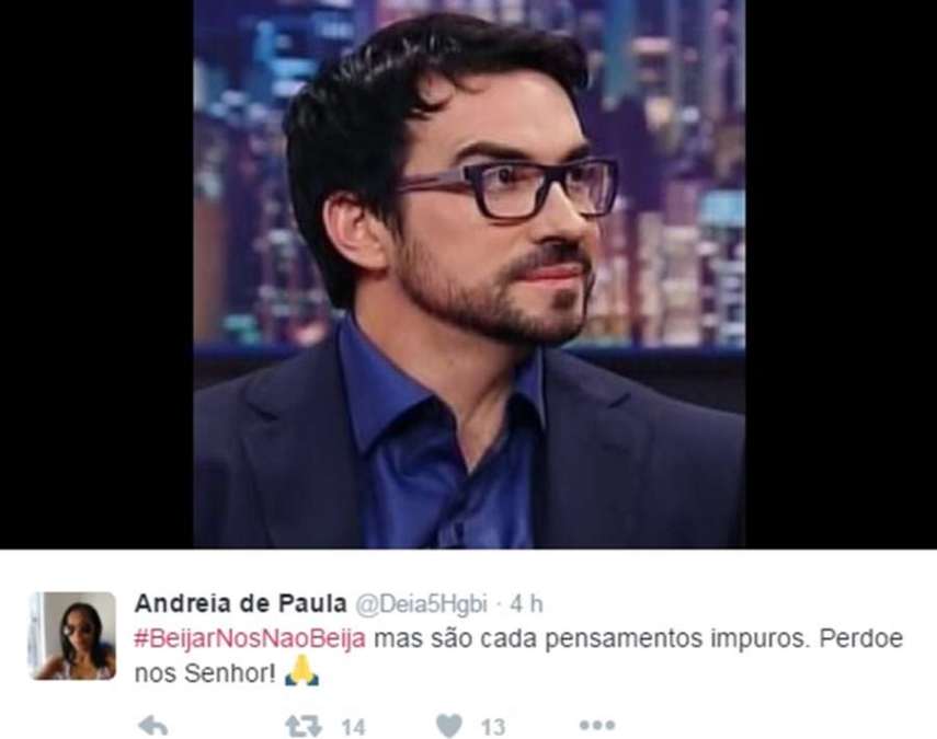 Neste dia 7 de abril, o Twitter foi invadido pela hashtag #BeijarNosNaoBeija, que mostra as situações hilárias vividas pela galera na hora em que o crush aparece.