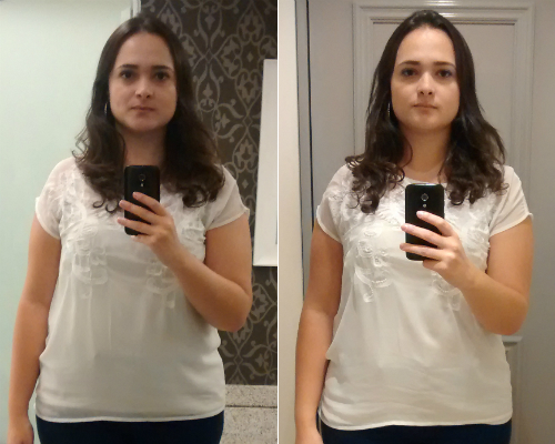 A rede de fast fashion americana mais famosa tem vários lustres no teto. O mais forte é no centro, mas tem um menor direcionado bem para o rosto do cliente