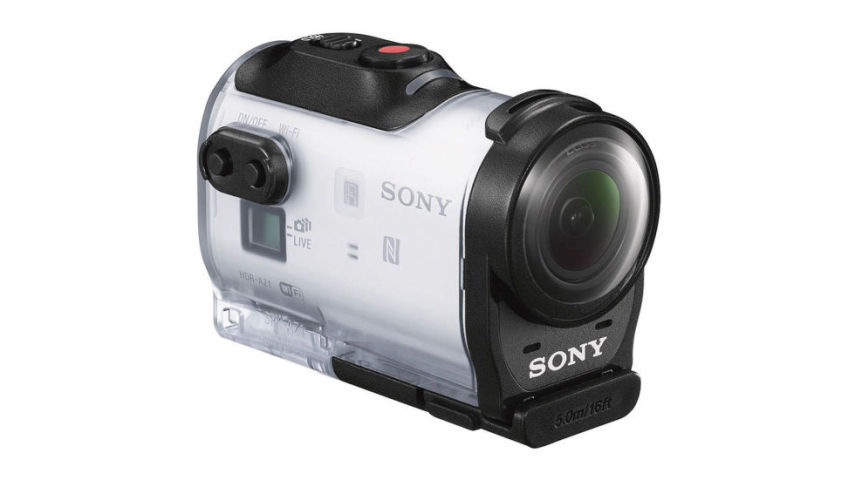 Uma versão mais barata da FDR X1000V, ela filma em 1080p a 60fps e tem conexão Wi-Fi e GPS.