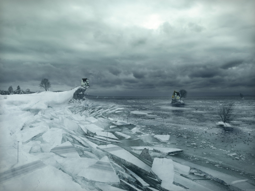 Erik Johansson mistura elementos do cotidiano, pessoas e paisagens para criar imagens surreais