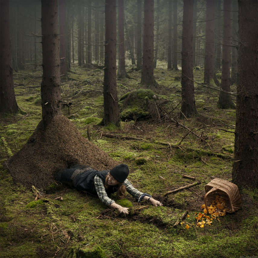 Erik Johansson mistura elementos do cotidiano, pessoas e paisagens para criar imagens surreais