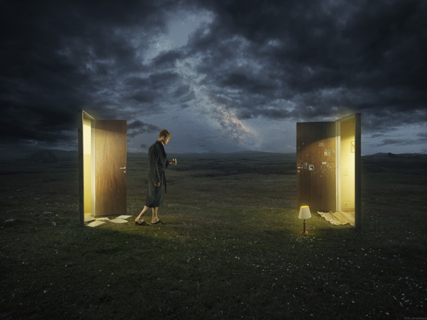 Erik Johansson mistura elementos do cotidiano, pessoas e paisagens para criar imagens surreais