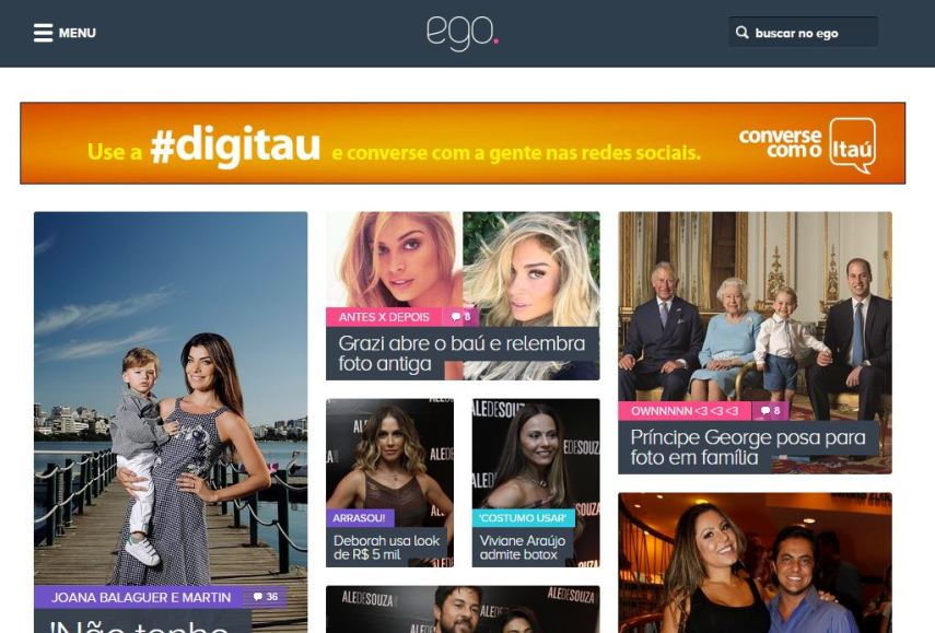 Ego em abril de 2016