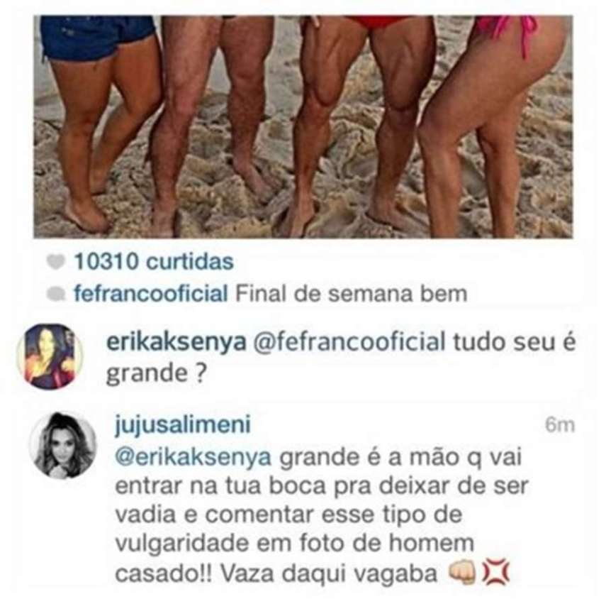 Nos últimos anos, as redes sociais interromperam a distância que separava fãs e ídolos. Hoje, muitos artistas adoram o fato de poderem conversar com o público abertamente, mas nem sempre o bate papo é agradável. Isso porque tem seguidor que adora ofender ou dar pitaco na vida das celebridades, só que quando esse pessoal dá palpite em perfil de famoso com personalidade forte, o resultado disso é bafão! 