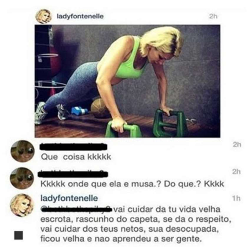 Nos últimos anos, as redes sociais interromperam a distância que separava fãs e ídolos. Hoje, muitos artistas adoram o fato de poderem conversar com o público abertamente, mas nem sempre o bate papo é agradável. Isso porque tem seguidor que adora ofender ou dar pitaco na vida das celebridades, só que quando esse pessoal dá palpite em perfil de famoso com personalidade forte, o resultado disso é bafão! 