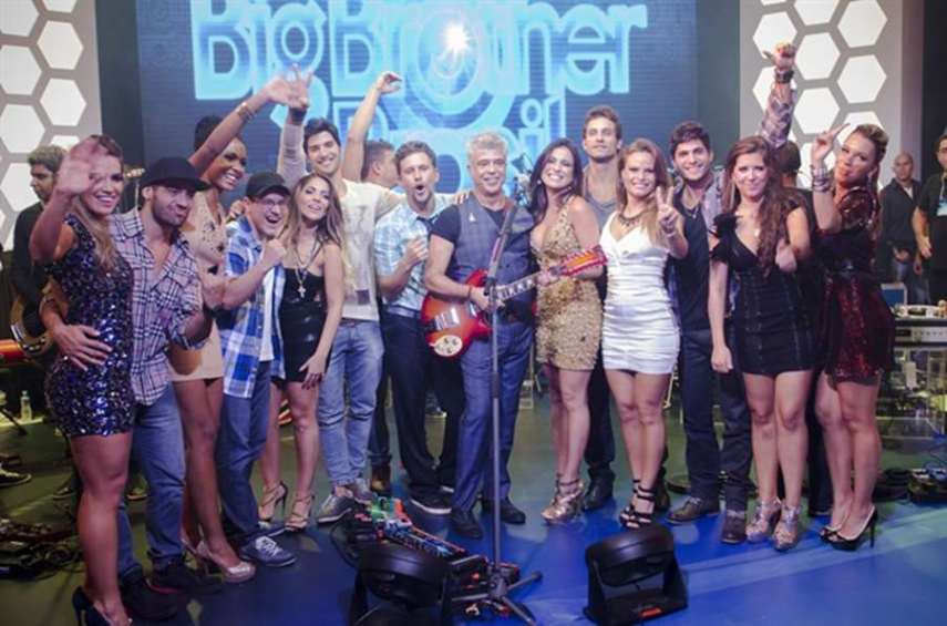 Lulu Santos cantou seus sucessos durante a vitória de Fernanda Keulla no BBB 13.