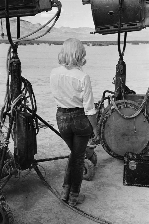 No set de 'Os Desajustados', em 1960