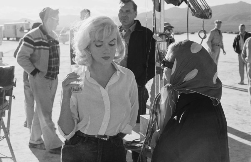 No set de 'Os Desajustados', em 1960