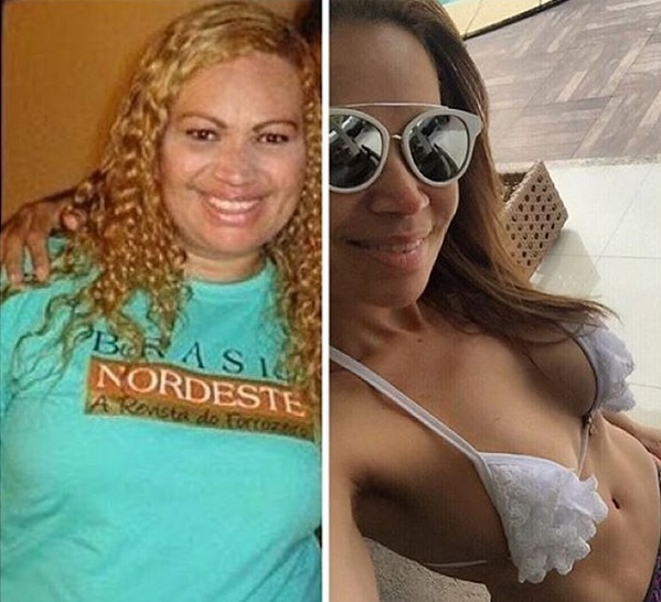 A vocalista da 'Aviões do Forró' fez cirurgia bariátrica em 2008 e perdeu 55 quilos ao longo dos meses. No Instagram, a cantora não cansa de exibir seu corpão para os fãs.