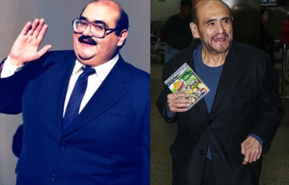 O eterno Senhor Barriga de 'Chaves' fez redução de estômago em 2008. Atualmente, ostenta um shape com 86 quilos a menos.