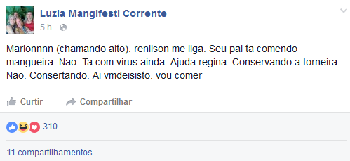 Ela ficou famosa pela conversa com o neto no whatsapp, mas a Dona Luiz no Facebook é a melhor pessoa do mundo
